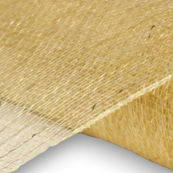 10" Champagne Metallic Deco Mesh