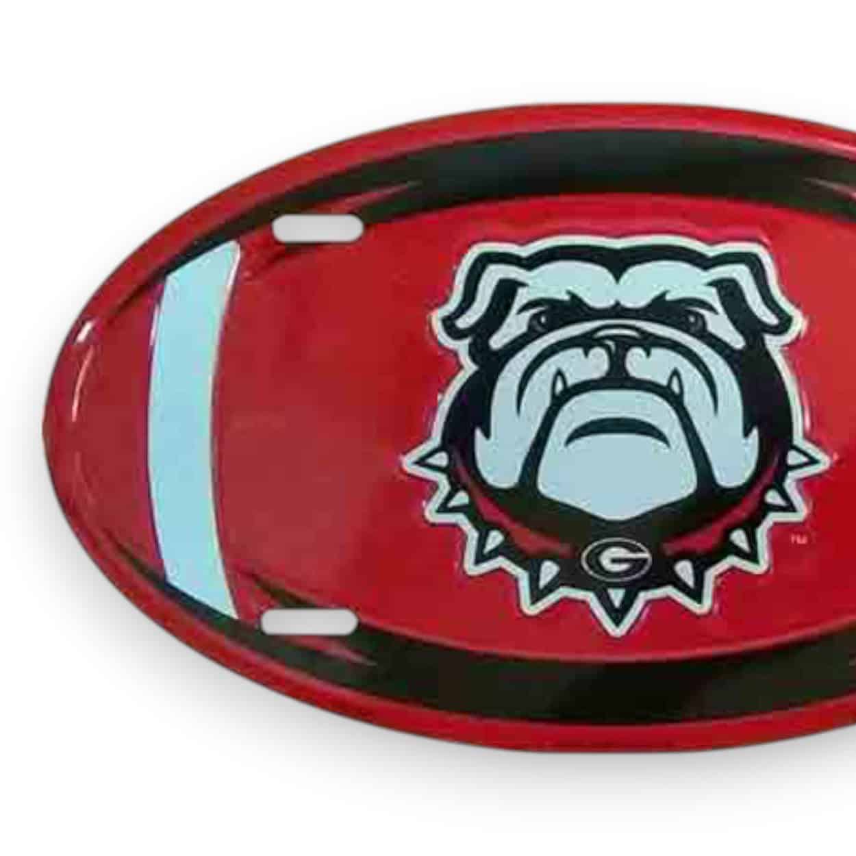 Georgia Bulldogs Oval License Plate