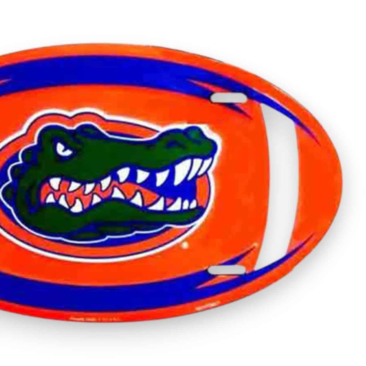 Florida Gator Oval License Plate
