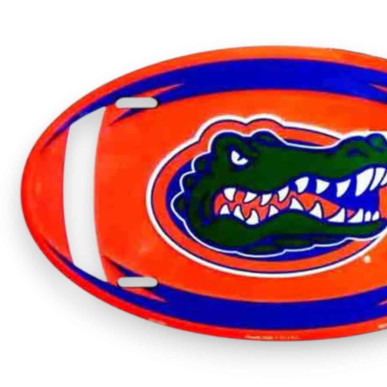 Florida Gator Oval License Plate