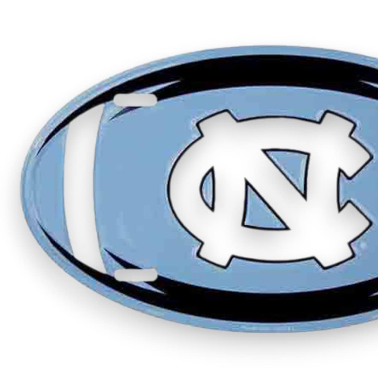 UNC Oval License Plate