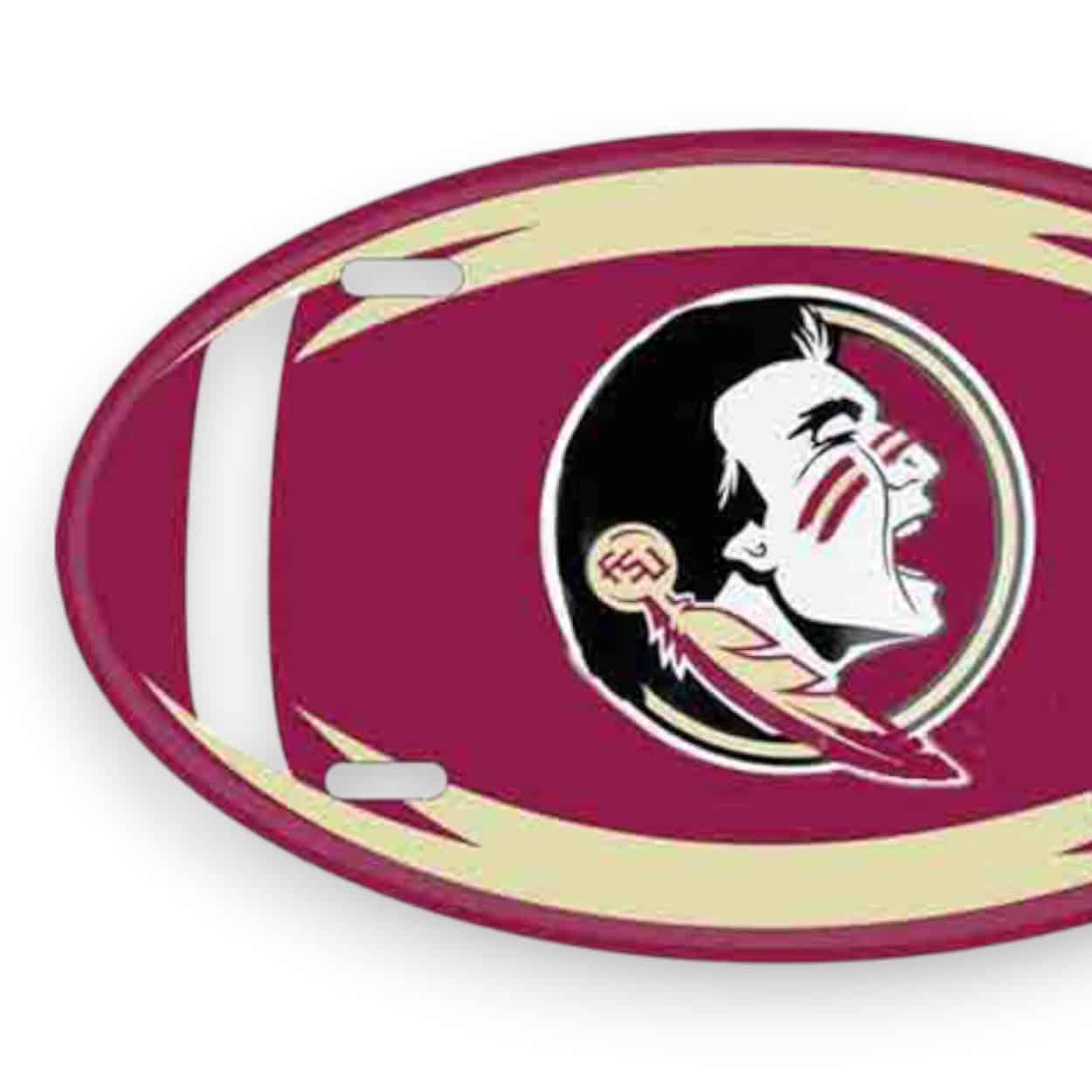 Florida State Oval License Plate
