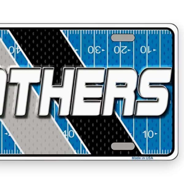 Carolina Panthers Football License Plate