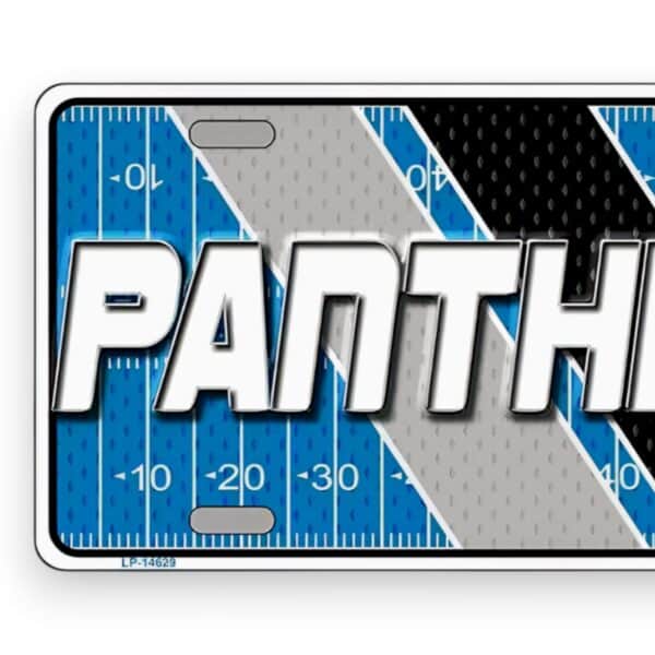 Carolina Panthers Football License Plate