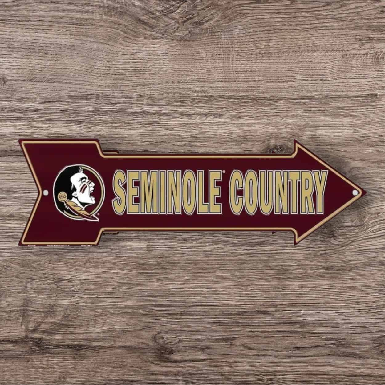 Florida State Arrow Sign