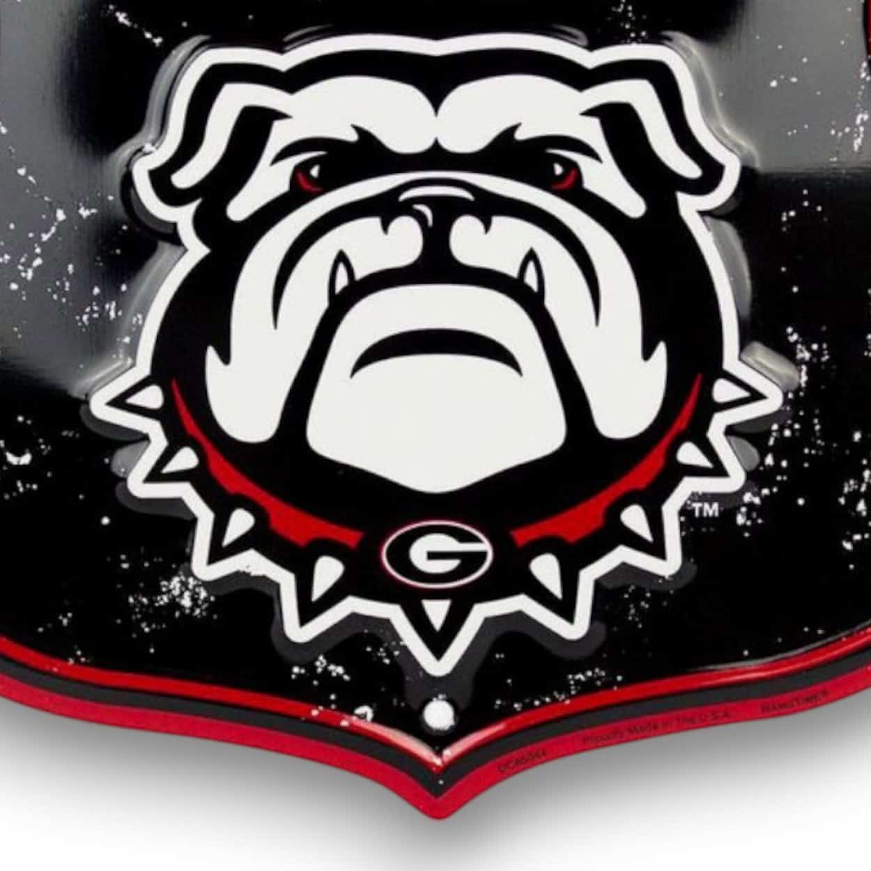 Georgia Bulldogs Shield Sign