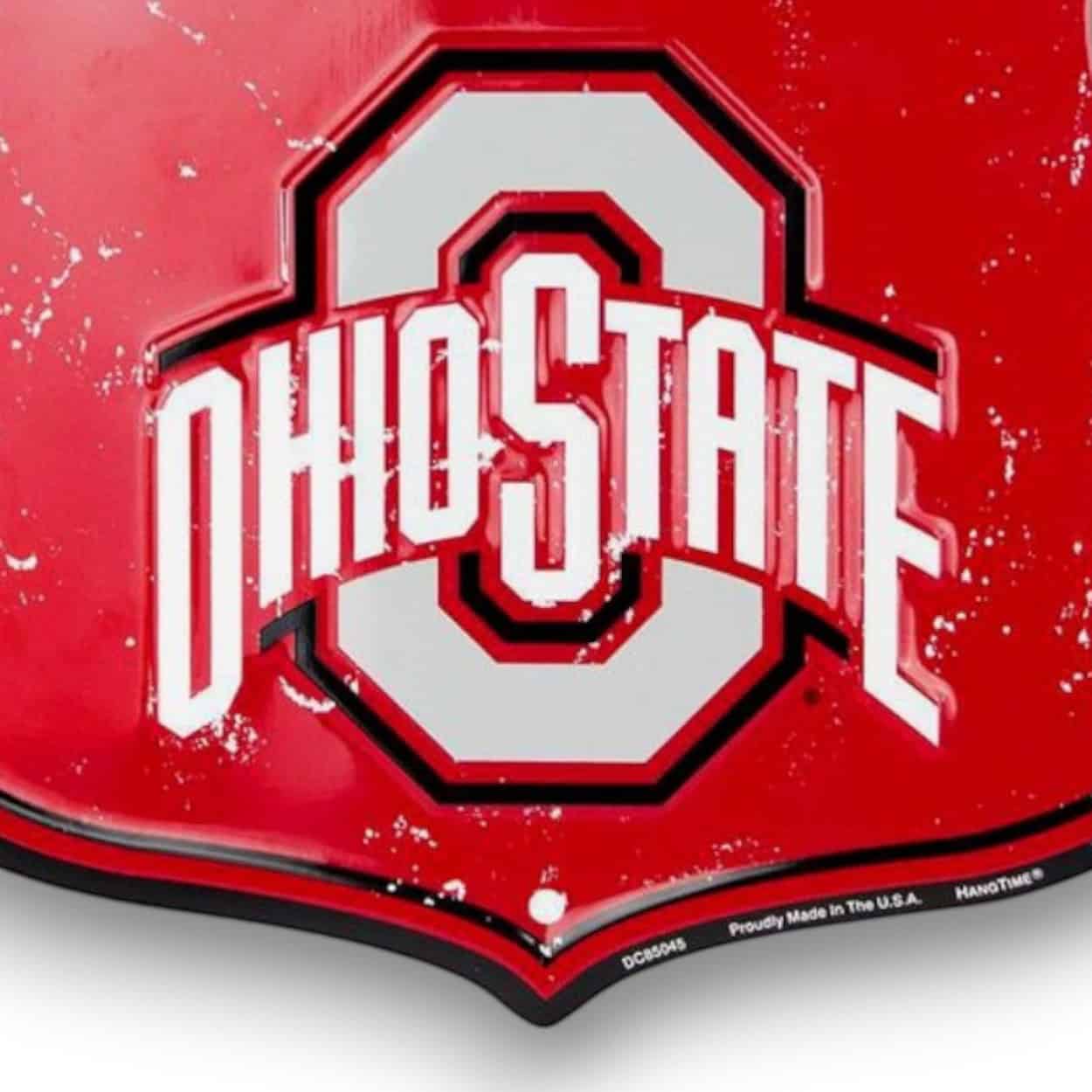 Ohio Buckeyes Shield Sign