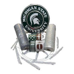 Michigan State Wreath Kit