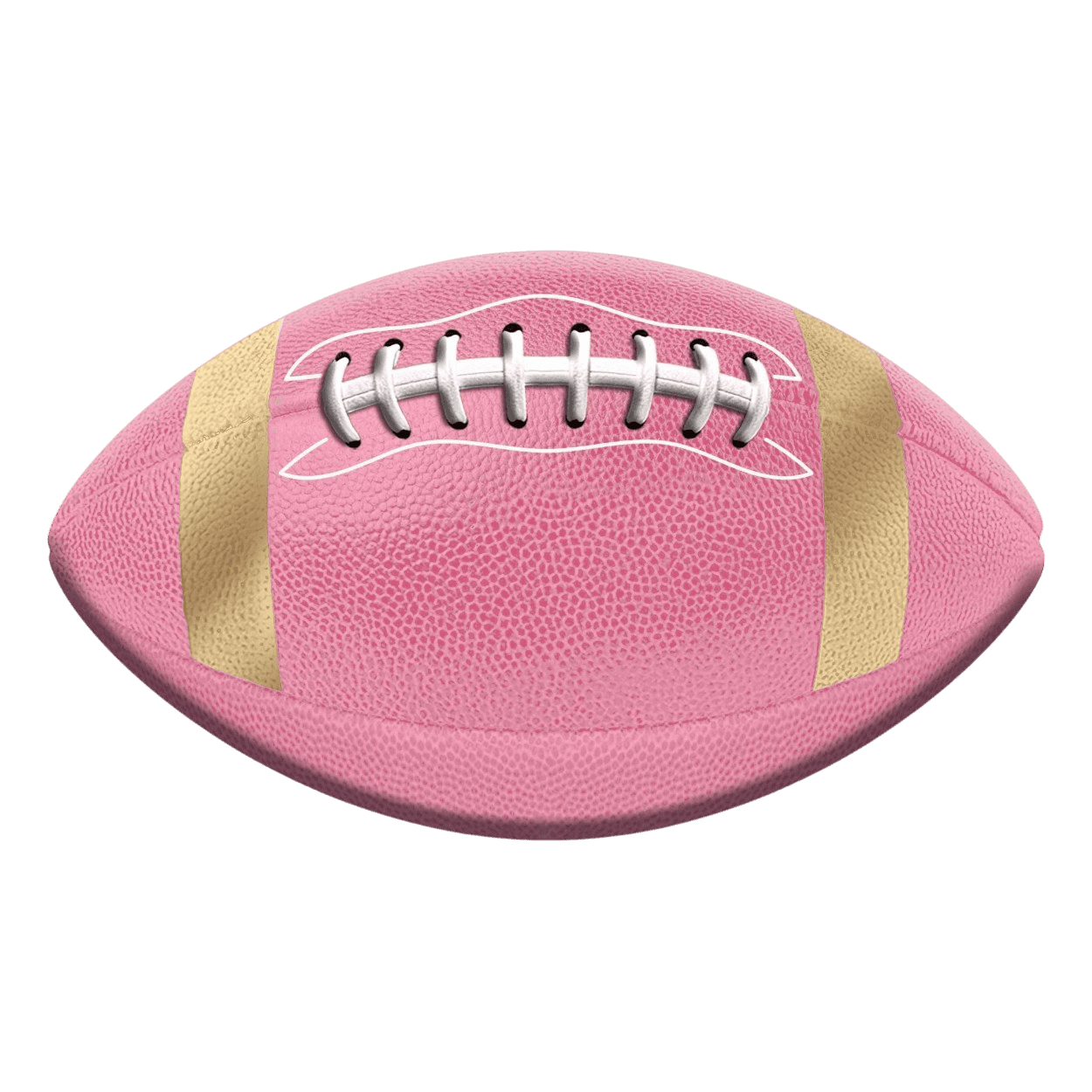 Pink football wreath supplies for Breast Cancer Awareness Month