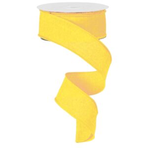 1.5" Yellow Ribbon - 10 yards