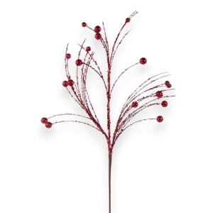 Red Glitter Sequin Berry Fishline Spray