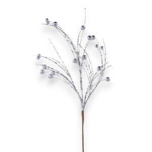 Silver Glitter Sequin Berry Fishline Spray