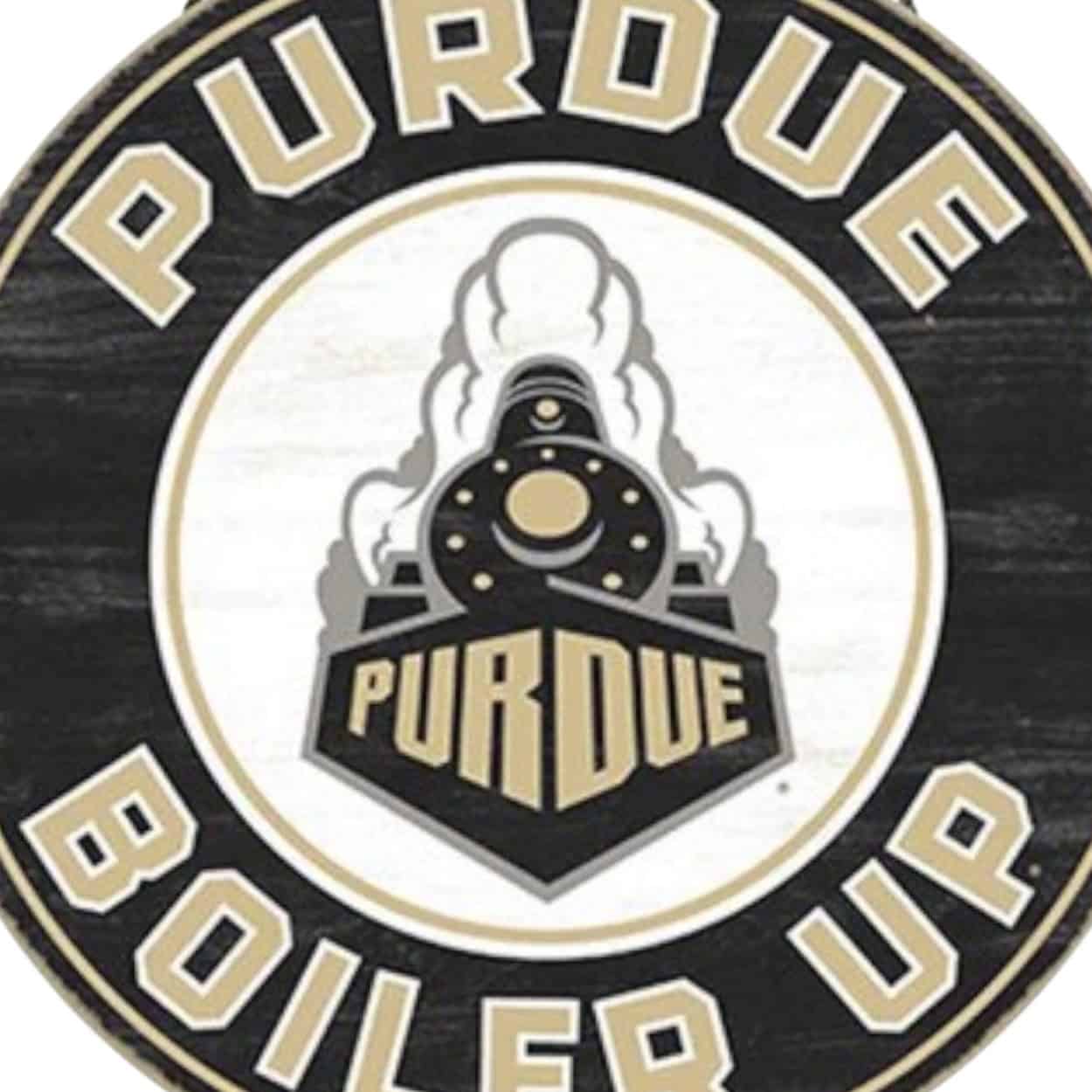 Purdue Boiler Up Wood Sign - Image 2