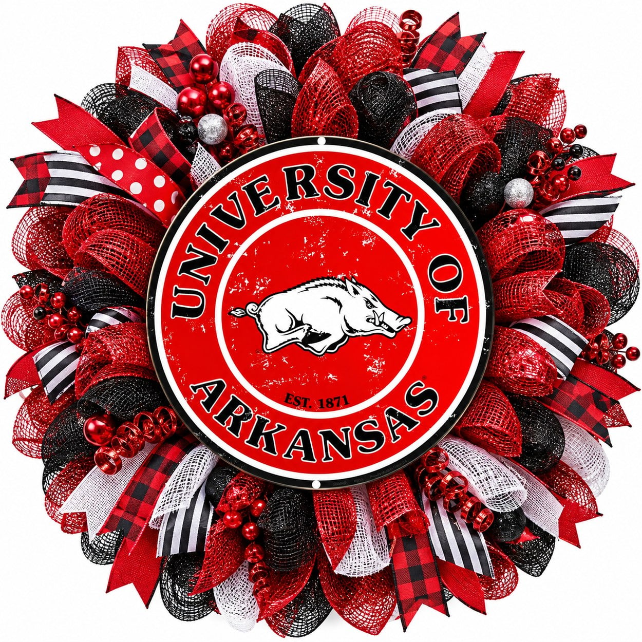 Arkansas Razorbacks Football Wreath Ideas & Inspiration
