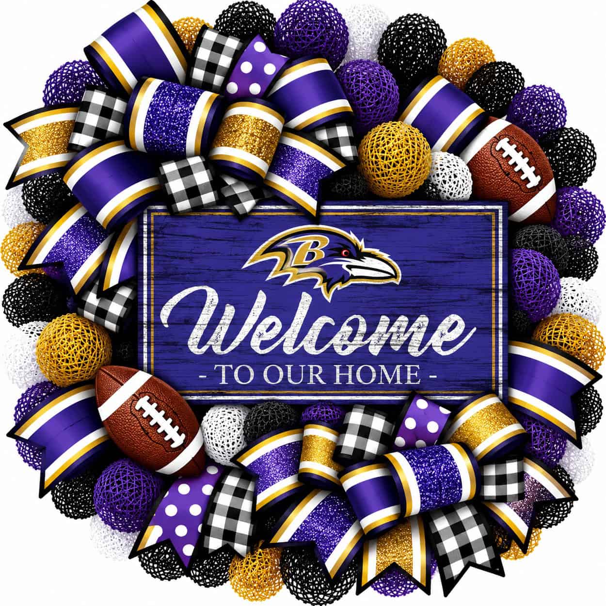 Baltimore Racesn Baltimore Ravens Football Wreath Ideas