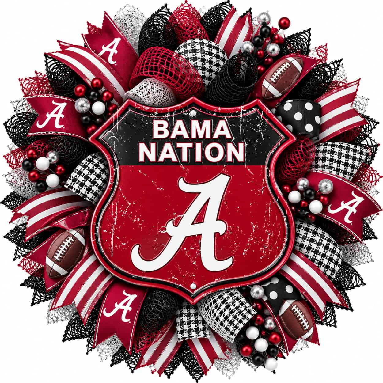 Alabama Football Wreath Ideas & Inspiration