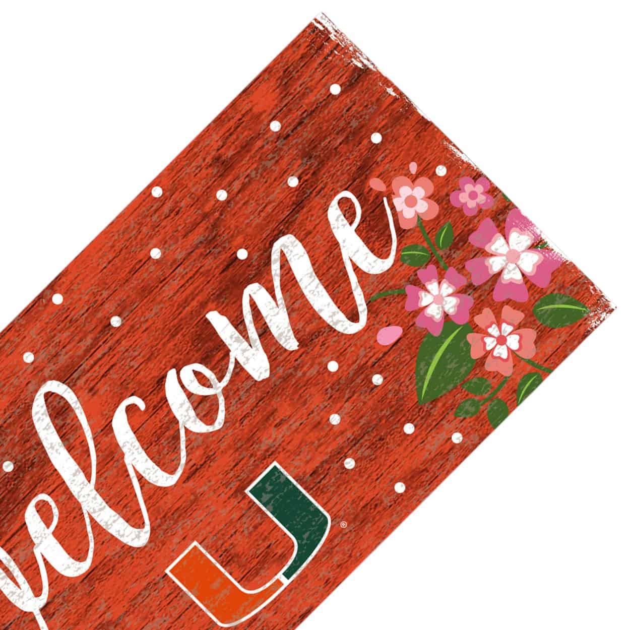 Miami Hurricanes Flowers Sign - Image 5