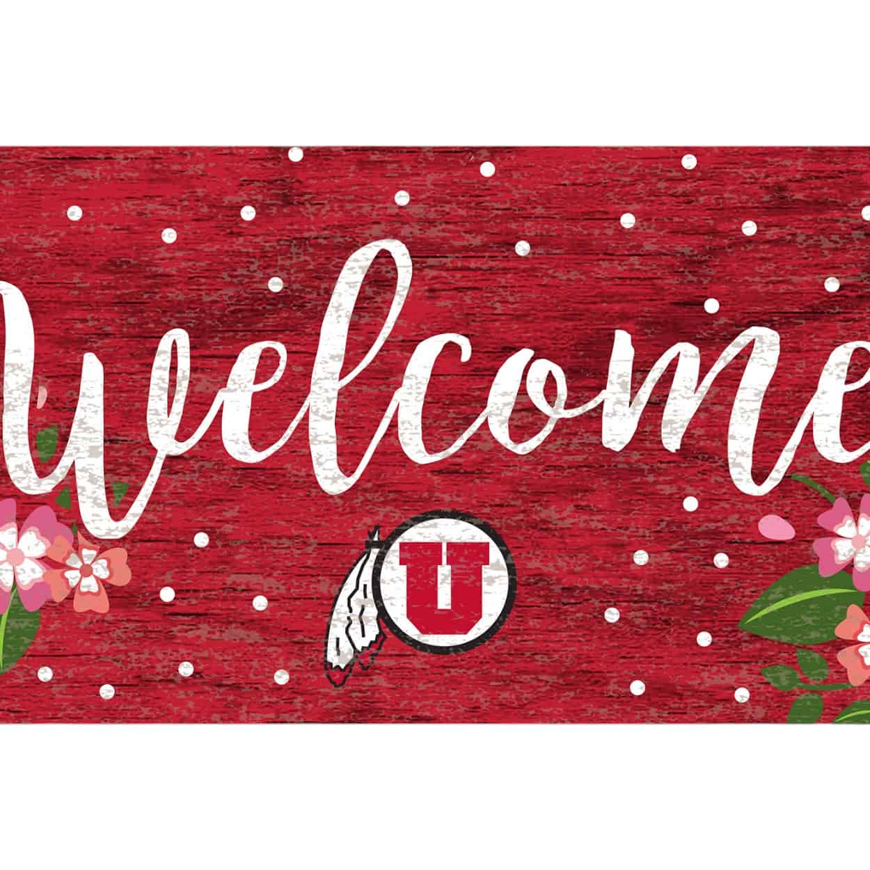 Utah Utes Flowers Sign - Image 2