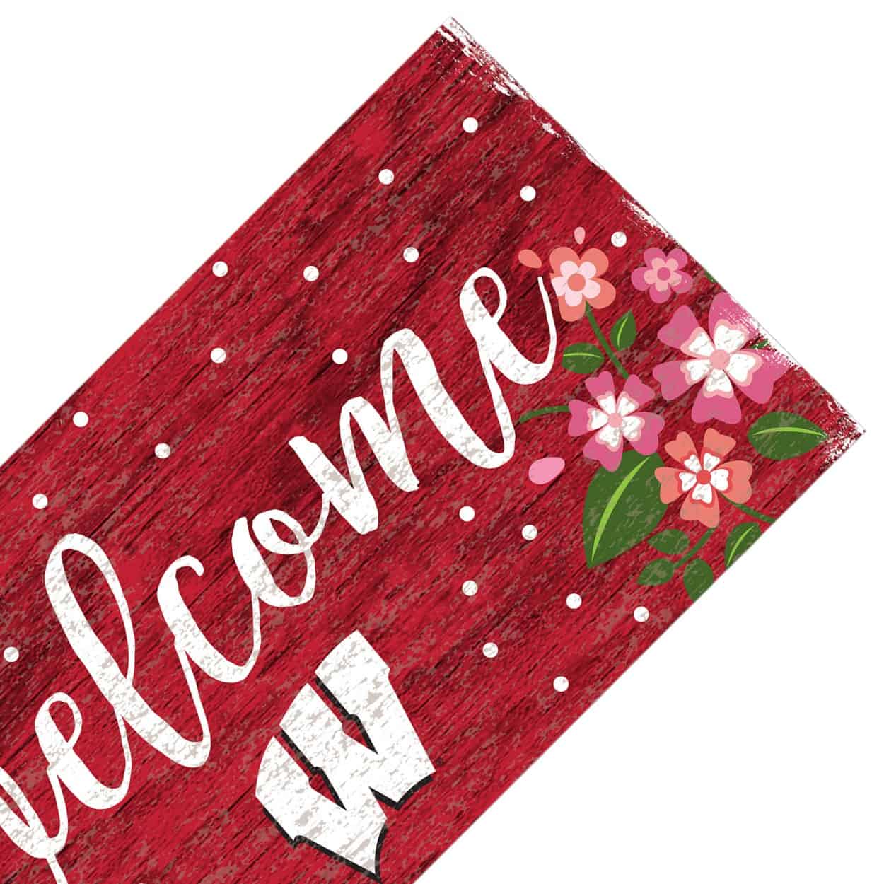 Wisconsin Badgers Flowers Sign - Image 5