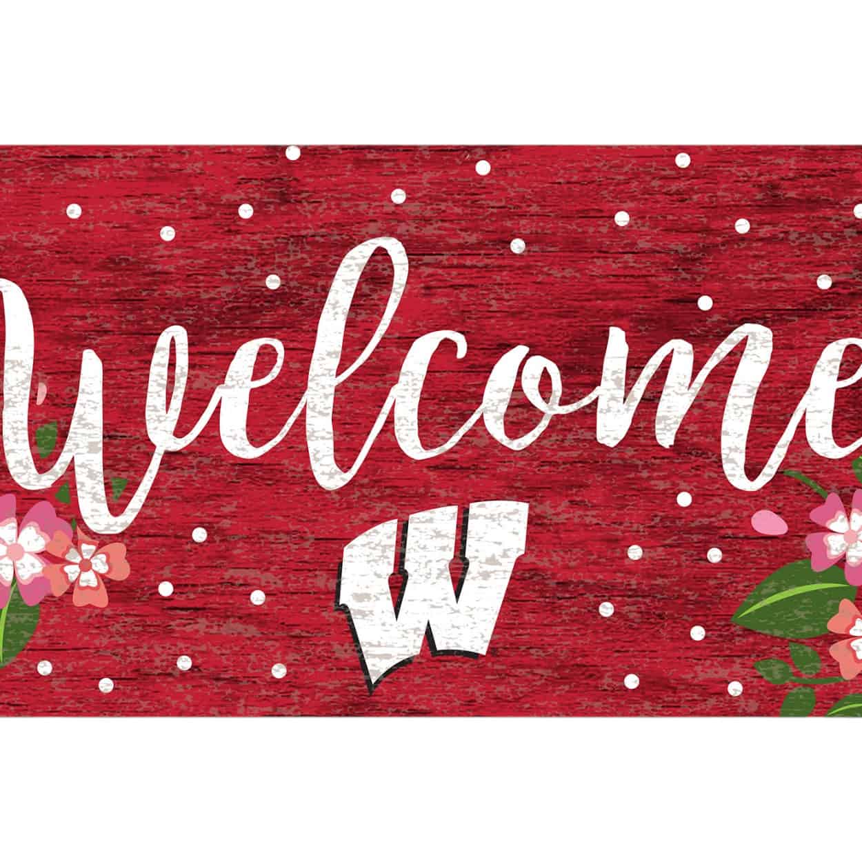 Wisconsin Badgers Flowers Sign - Image 2