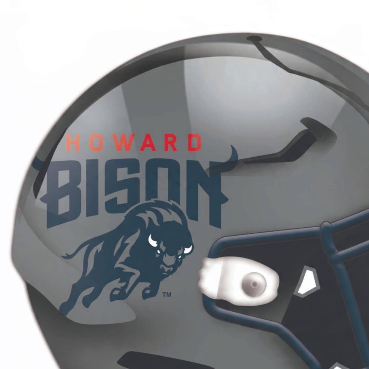 Howard Football Helmet Sign - Image 5