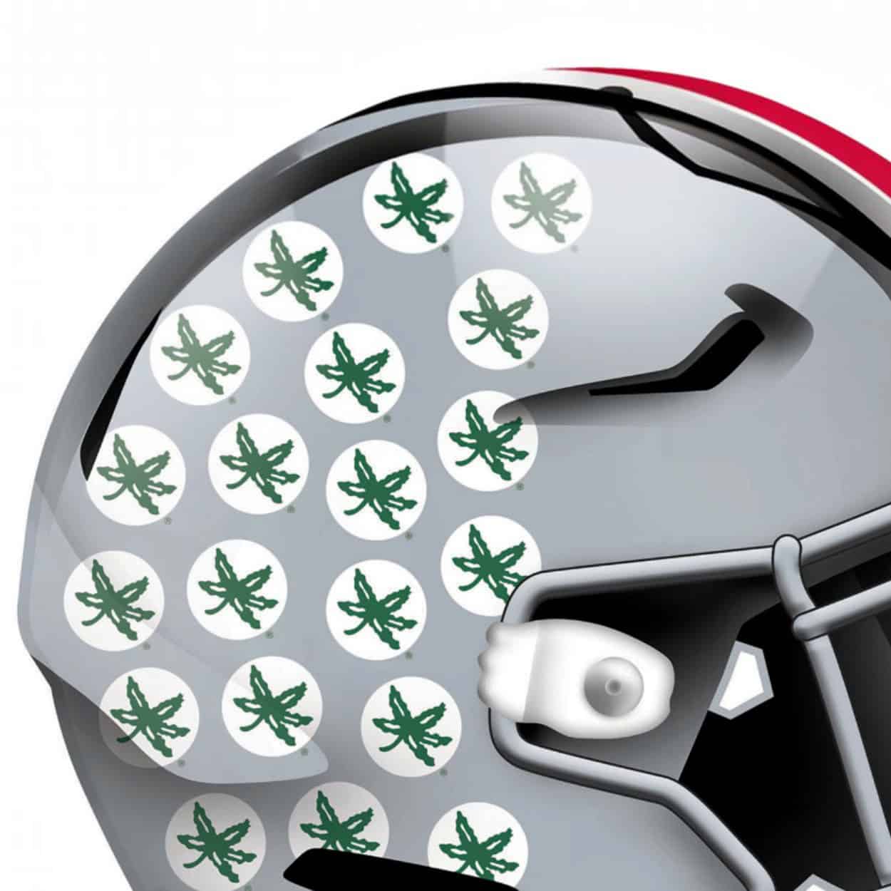 Ohio State Football Helmet Sign - Image 5