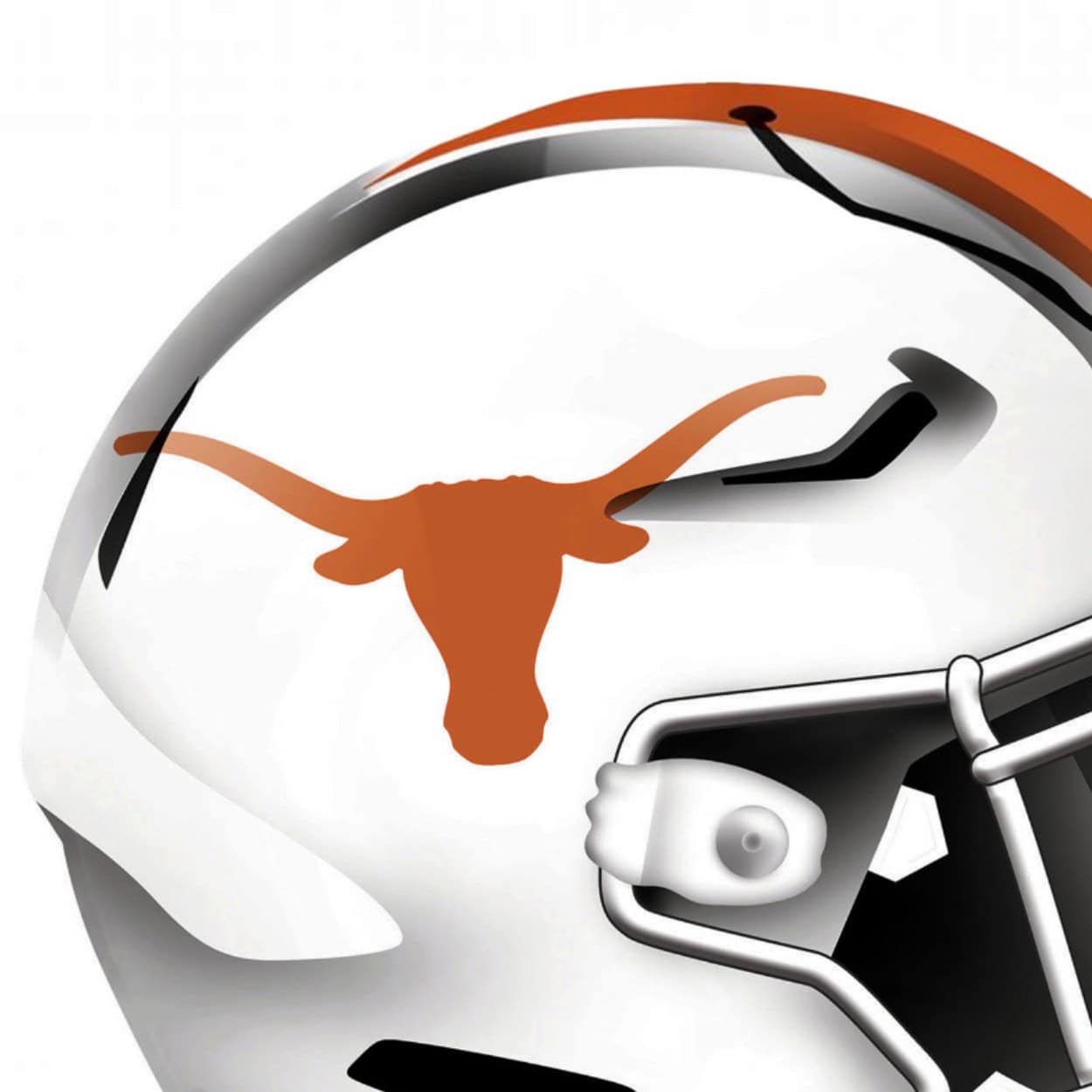 Texas Longhorns Football Helmet Sign - Image 4