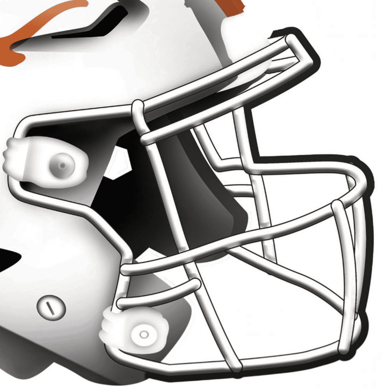 Texas Longhorns Football Helmet Sign - Image 3
