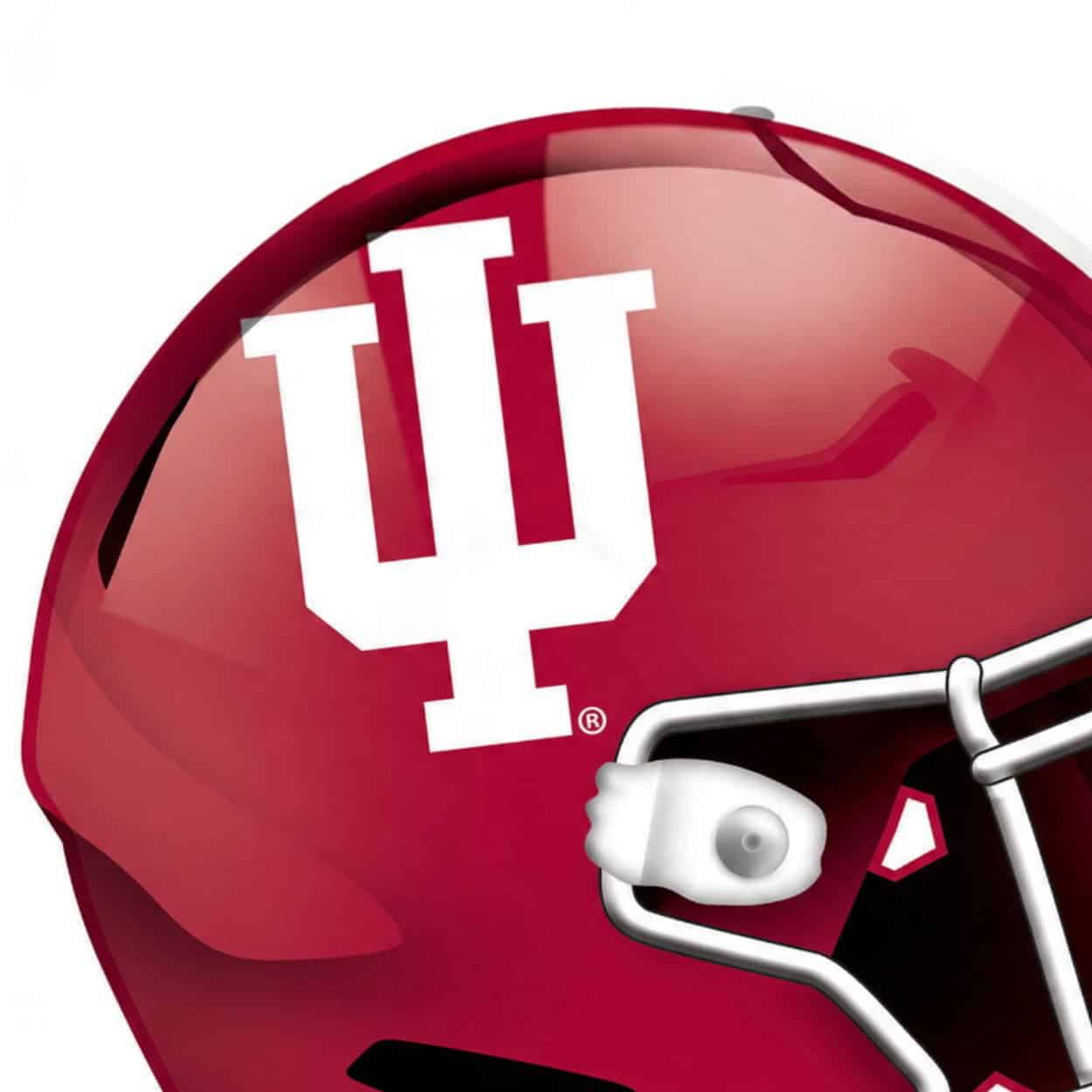 Indiana Hoosiers Football Helmet Sign - Image 5