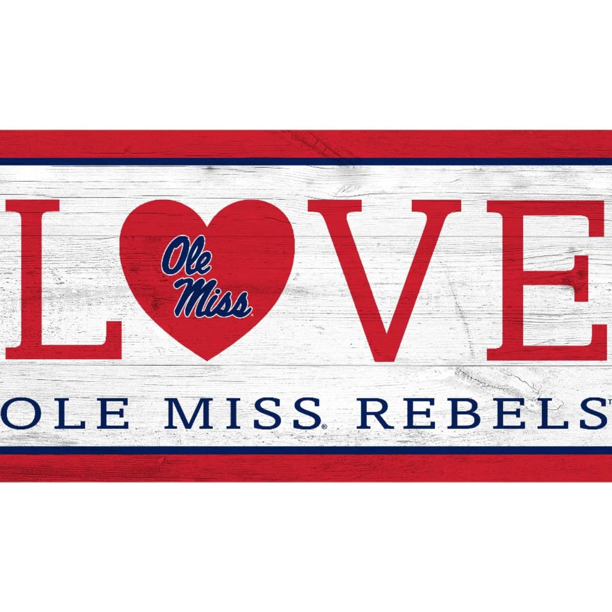 Ole Miss Love Sign for wreath making
