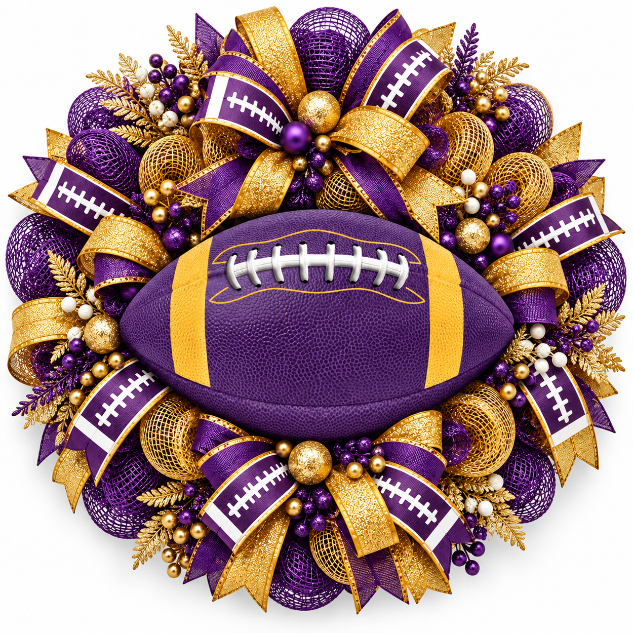 LSU Tigers Football Wreath Ideas & Inspiration