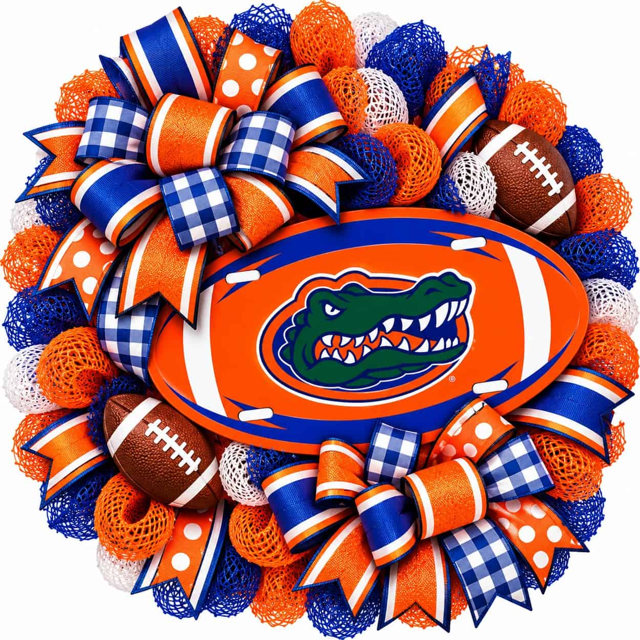 Florida Gators 20 Inch Football Wreath