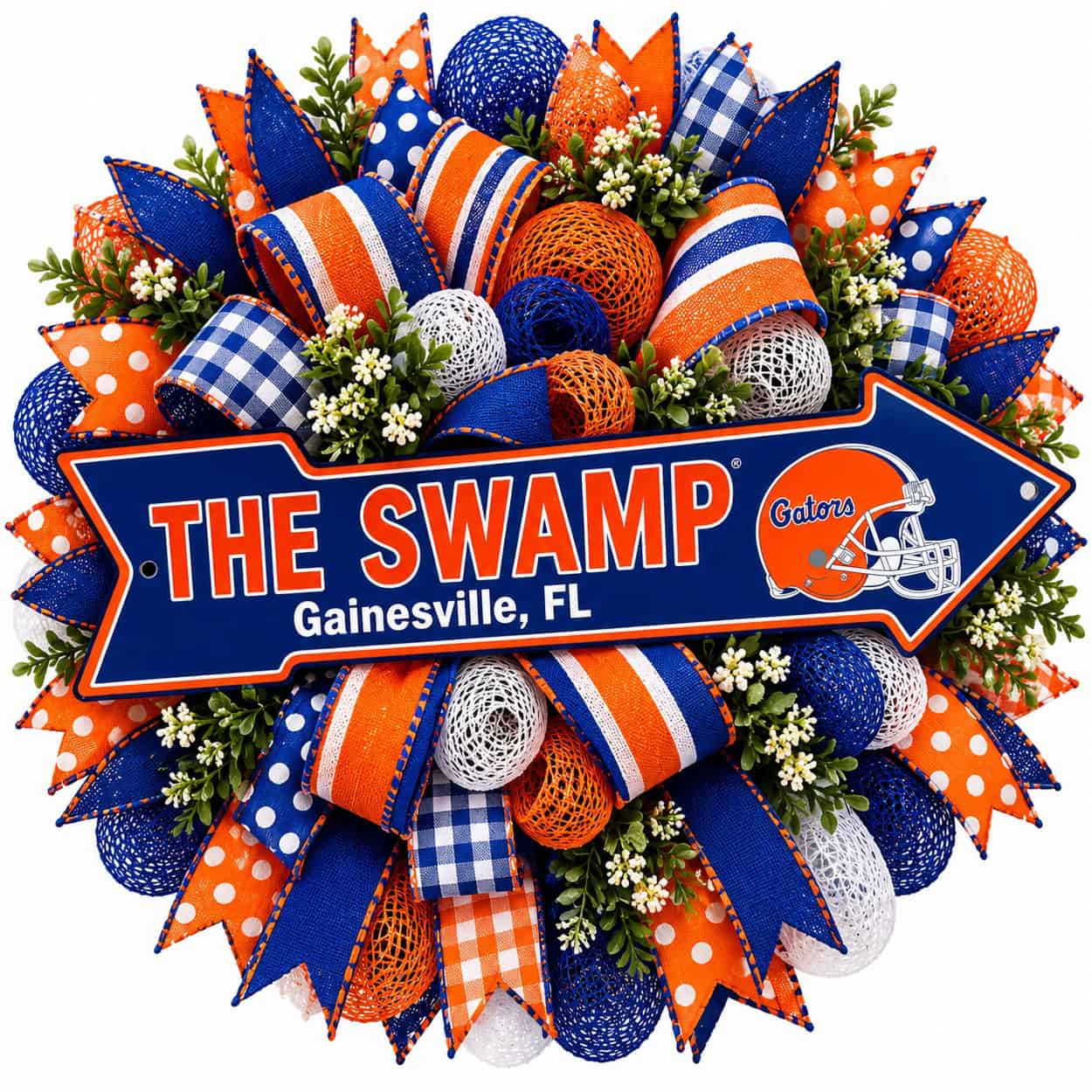 Florida Gators The Swamp football wreath
