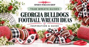Georgia Bulldogs Football Wreath Ideas & Inspiration