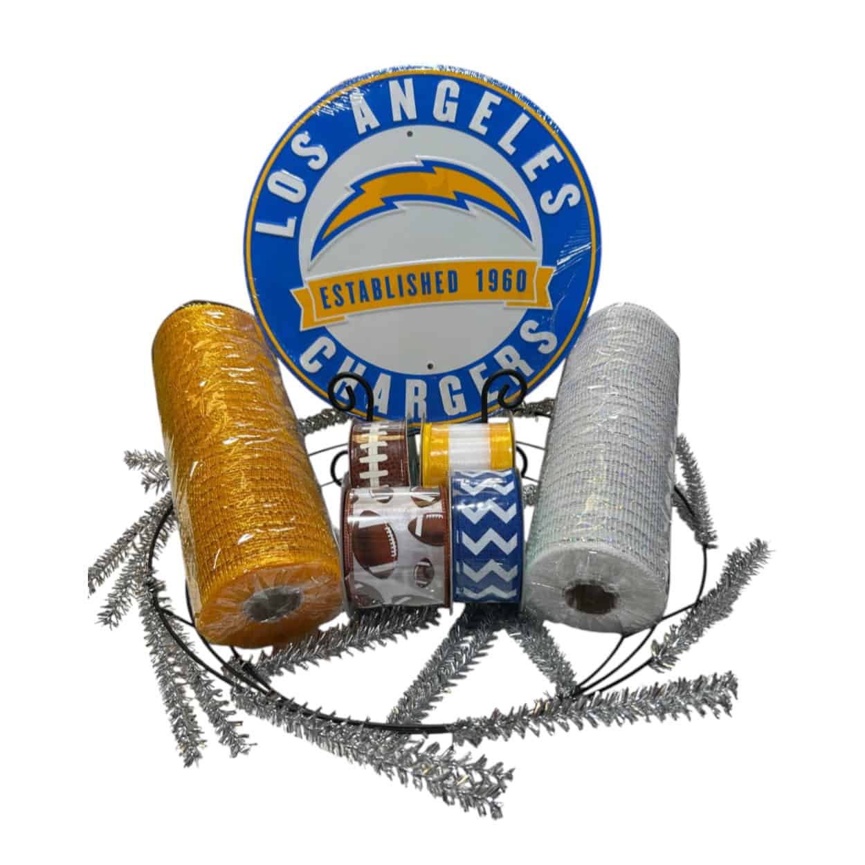 Los Angeles Chargers Wreath Kit