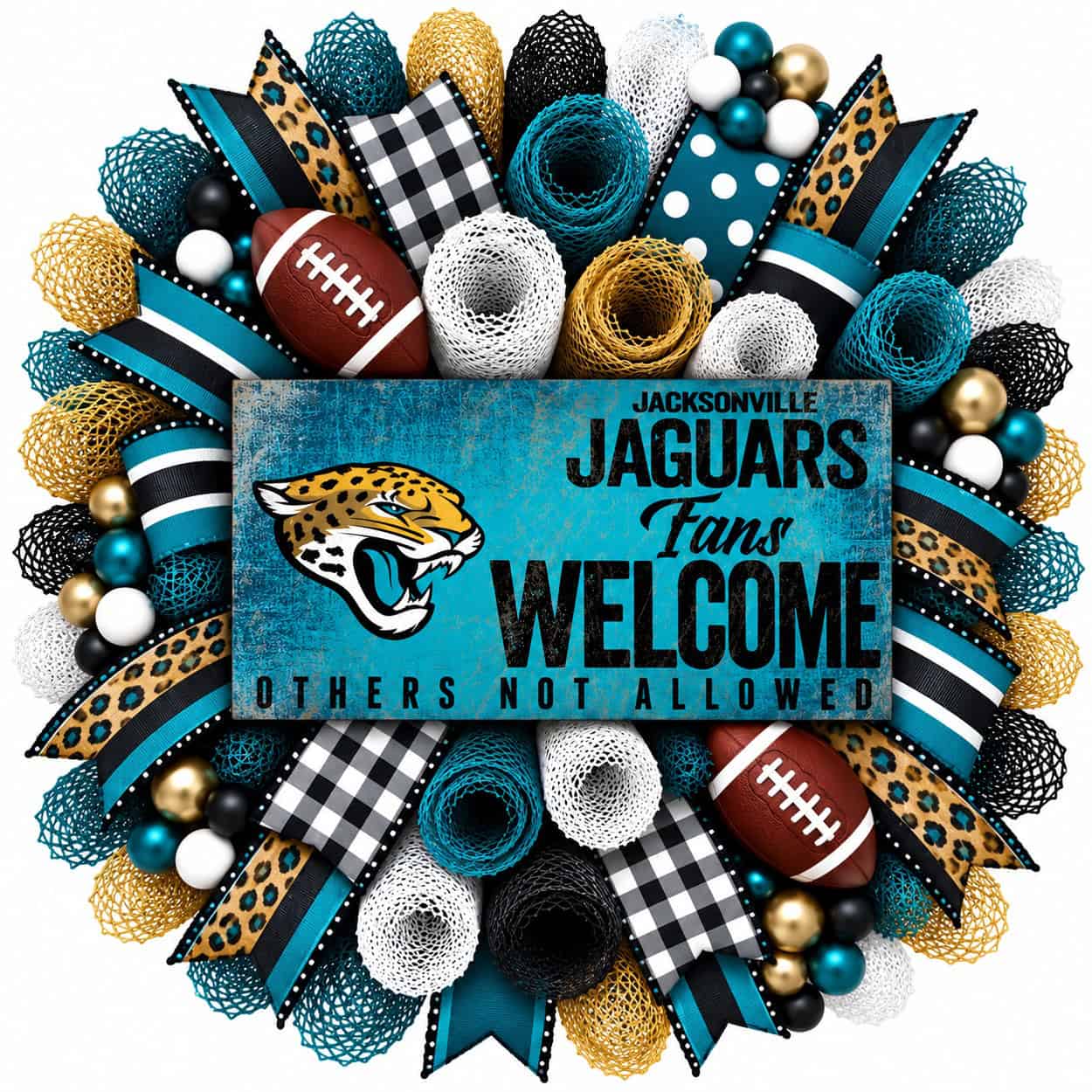 Jacksonville Jaguars Fans Welcome Wreath