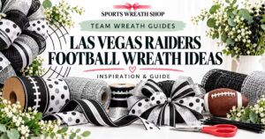 Las Vegas Raiders Football Wreath Ideas