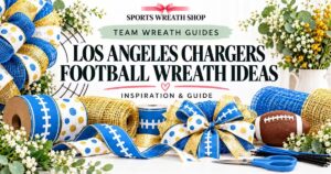 Los Angeles Chargers Football Wreath Ideas