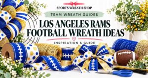 Los Angeles Rams Football Wreath Ideas