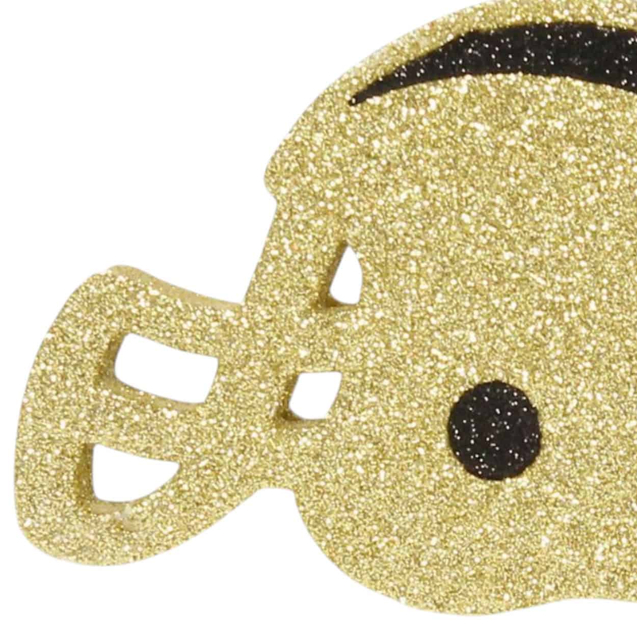 Flat football helmet ornament for football wreath making, SKU MD0274X9