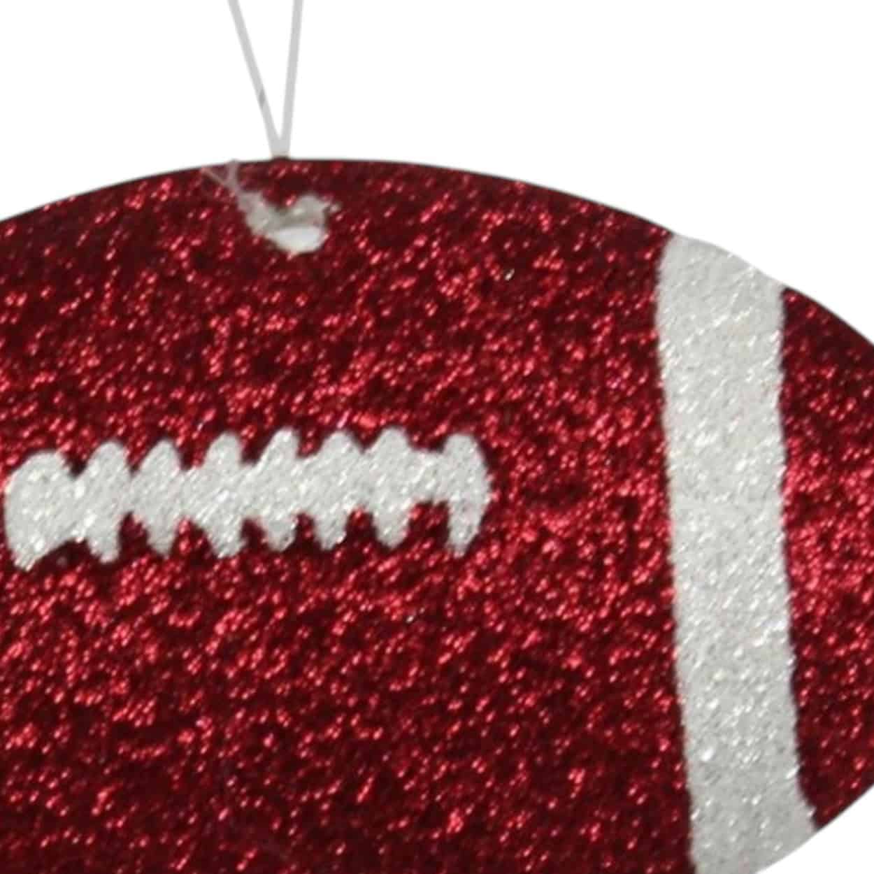 3D Football Ornament for football wreath making, SKU MS1200E1