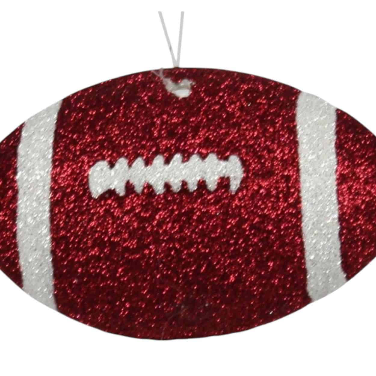 3D Football Ornament for football wreath making, SKU MS1200E1