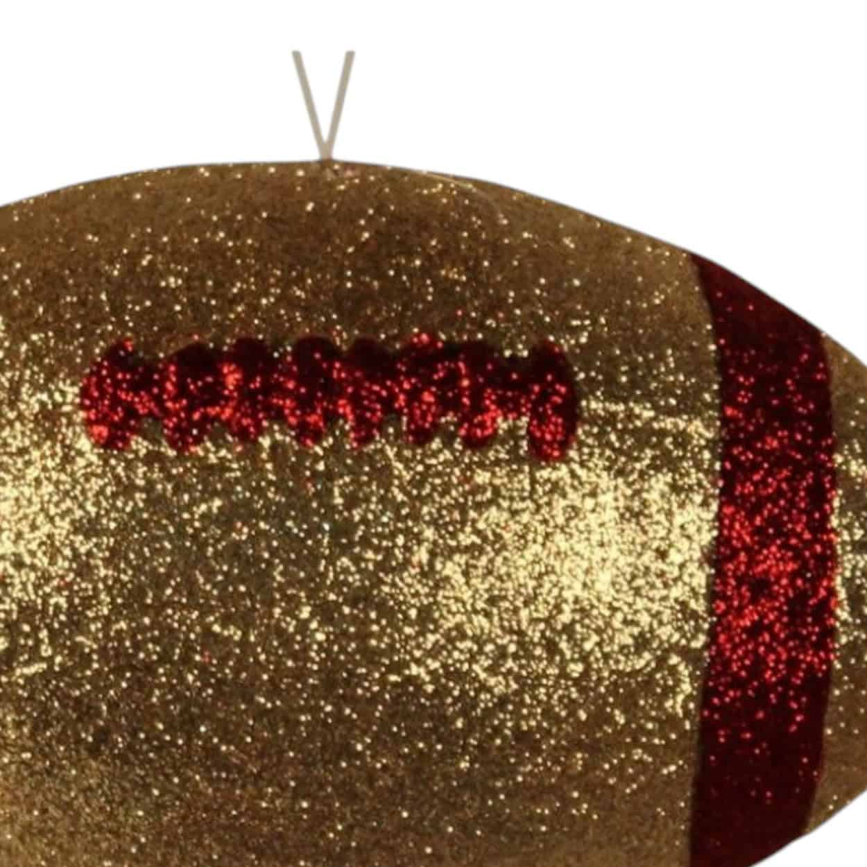 3D Football Ornament for football wreath making, SKU MS1200K9