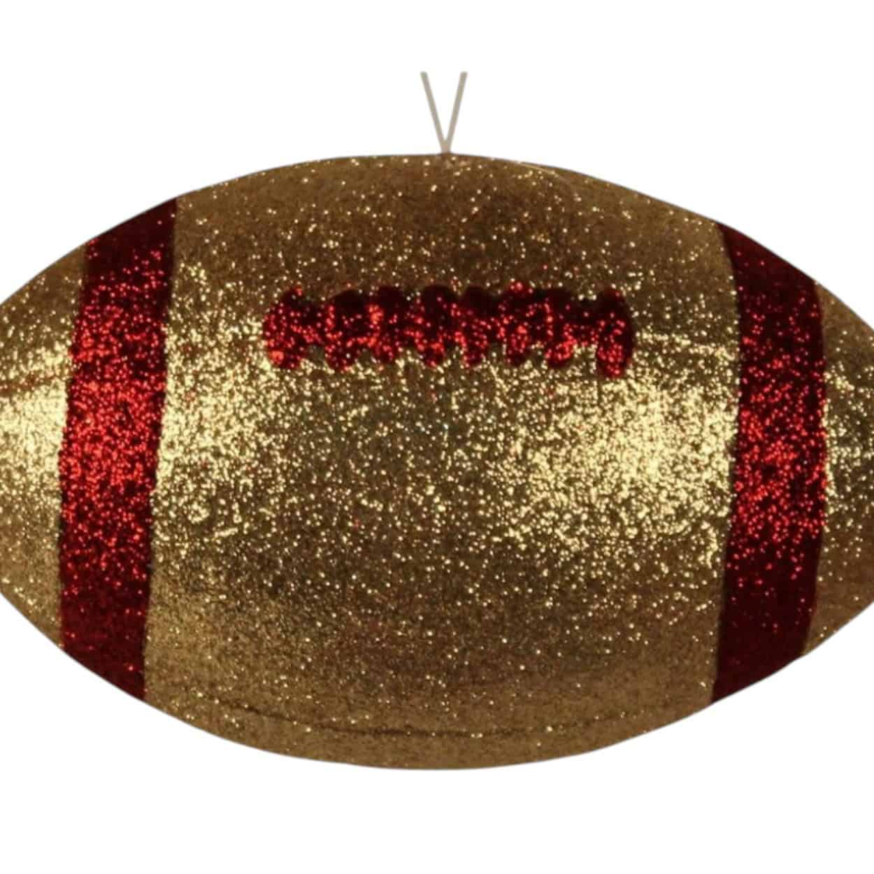 3D Football Ornament for football wreath making, SKU MS1200K9