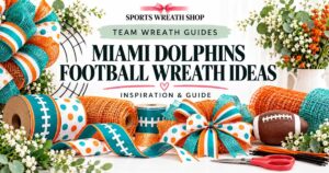 Miami Dolphins Football Wreath Ideas