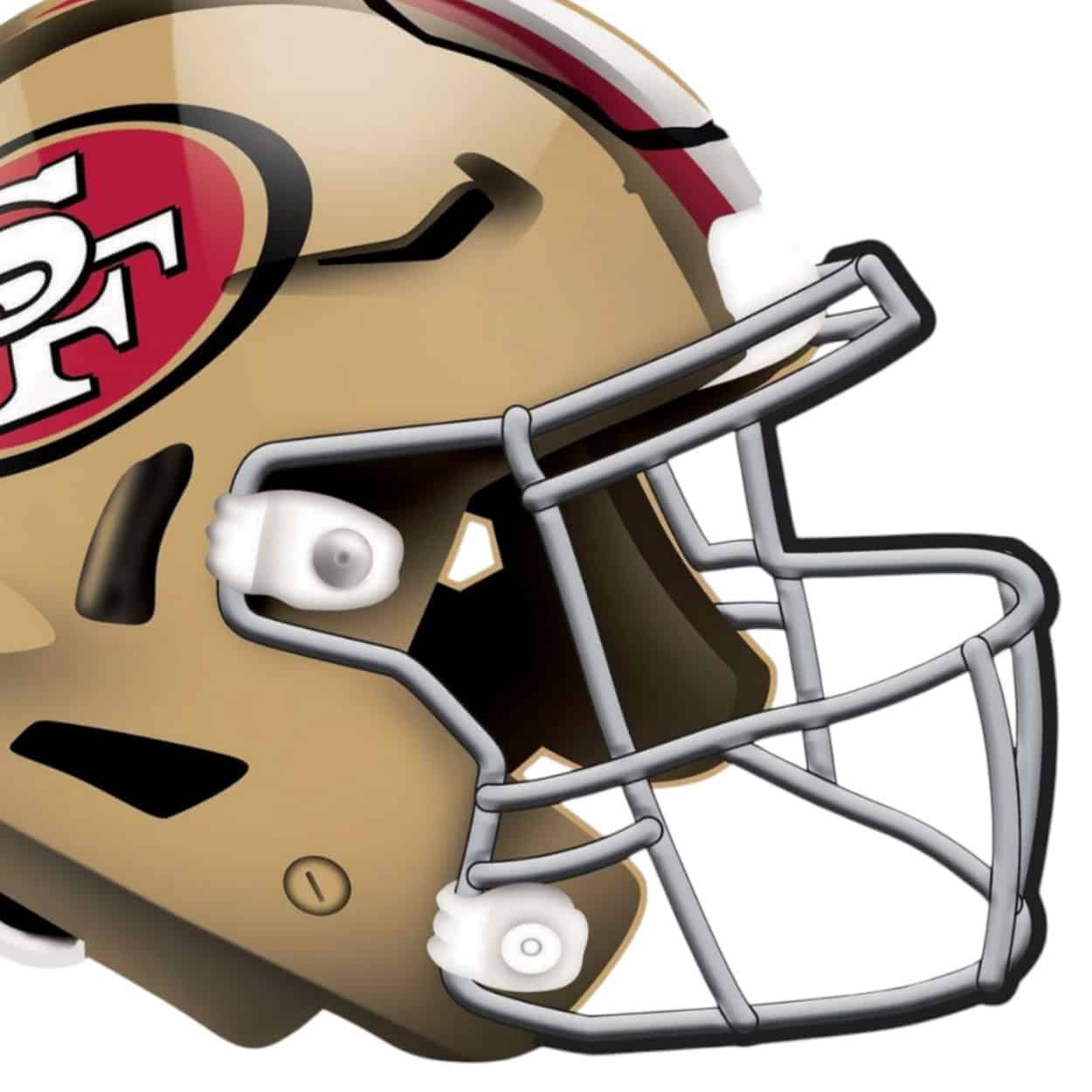 San Francisco 49ers Helmet Sign - Image 3