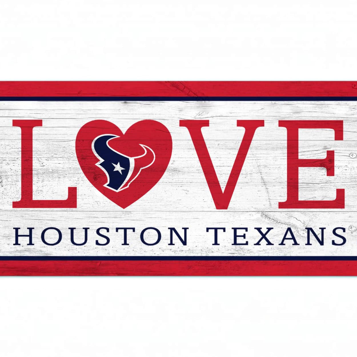 Houston Texans Love Sign - Image 3