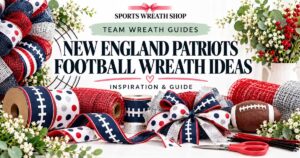 New England Patriots Football Wreath Ideas