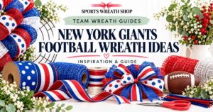New York Giants Football Wreath Ideas