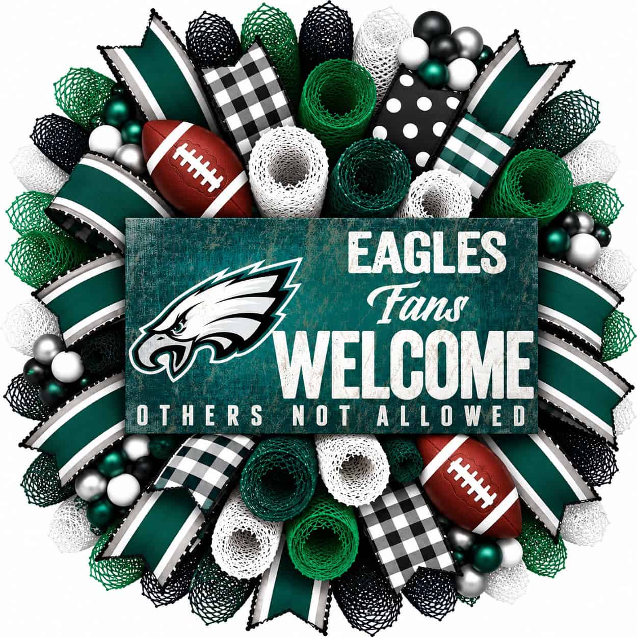 Philadelphia Eagles Fans Welcome Wreath